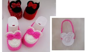 كروشيه لكلوك بيبي بناتي/ولادي  سهل للمبتدئين crochet baby shoes