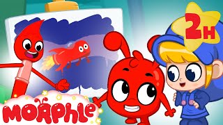 The Super Fun Paint Game with Morphle! | @MorphleFamily  | My Magic Pet Morphle | Kids Cartoons