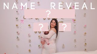 BABY GIRL NAME REVEAL 🥹🎀 | SOPHIA GRACE