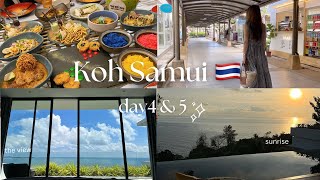 [Vlog4/6] Thailand - Koh Samui 🏝️ A day of snorkeling \u0026 private Island｜See the sunrise at 6:50🌅｜D4-5