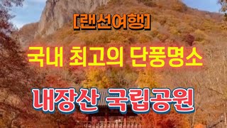 [랜선여행] 내장산 국립공원 🍁 국내 최고의 단풍명소 ⛰️