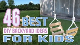 46 Best DIY Backyard Ideas For Kids