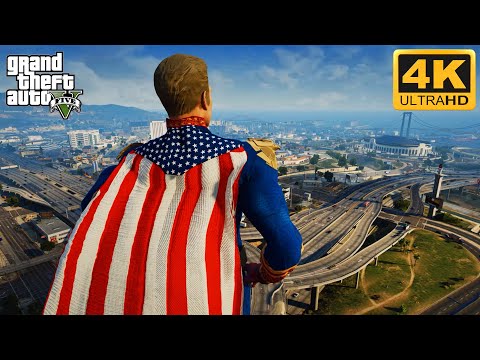 Homelander Goes Open World! GTA 5 Mod Sparks Frenzy for the official The Boys video game