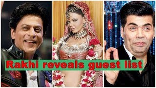 Rakhi Sawant says Shah Rukh Khan, Karan Johar to attend her wedding