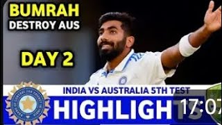 2nd Day FINAL TEST MATCH INDIA VS AUSTRALIA 🌏