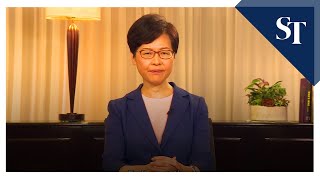 Video address by Carrie Lam to members of the public | The Straits Times