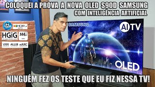 Samsung OLED S90D Coloquei a PROVA Filmes e Games. AI TV fez Diferença?