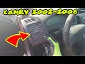 How To Remove The Side Air Vent of a Toyota Camry 2002 2003 2004 2005 2006 DIY