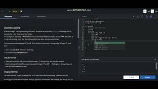 Distinct Substring | Codechef Starter 138 | Solution
