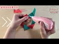 【折り紙】実に簡単なクリスマスリースの作り方✨how to make paper wreath 花輪 wreath 花環 화환 christmas 折り方 おりがみ origami 摺紙 종이 diy