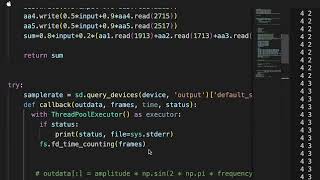 python homemade sound library reverb and counter