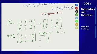 Differential Equations - Eigenvalues and Eigenvectors - Sample Problem 1