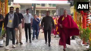 #WATCH | Arunachal Pradesh CM Pema Khandu visited Dalai Lama in Mcleodganj, Himachal Pradesh today.