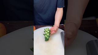 #Sample cucumber 🥒 Carving cutting design#Cucumber#Vagetable#Easy cucumber carving design#