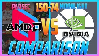 Parsec vs Moonlight - AMD vs Nvidia - Parsec 150-74 Update Is HUGE!