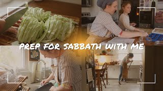 Prep for Sabbath with me! // Shabbat Muffins, Kim Chi fermenting, Dinner Prep \u0026 Cleaning