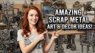 Old Metal, New Life ♻️ Stunning Art & Decor Ideas