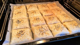 Bu Börek Yadiğiniz En Güzel Kıymalı Börek Olacak!! O Kadar Güzel Oldu Ki Bir Tepsi Anında Bitti