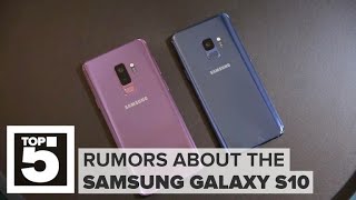Samsung Galaxy S10: The most interesting rumors (CNET Top 5)