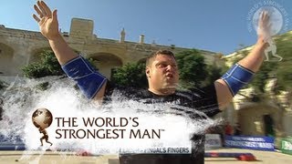 Fingals Fingers: Žydrūnas Savickas vs. Phil Pfister | World's Strongest Man