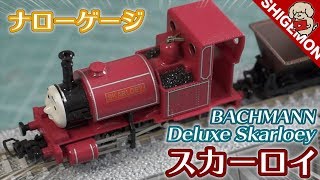 【ナローゲージ】バックマンのスカーロイとPECOの炭鉱貨車というおはなし / BACHMANN Deluxe Skarloey, Thomas \u0026 Friends / 鉄道模型【SHIGEMON】