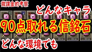 【FFBE幻影戦争】 これだけ作ってもう作らないでも大丈夫! どんな状況でも90点取れる信銘石を紹介します 【WOTV】