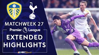 Leeds United v. Tottenham Hotspur | PREMIER LEAGUE HIGHLIGHTS | 2/26/2022 | NBC Sports