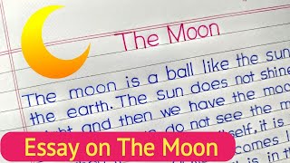 essay on moon || paragraph on the moon || essay on moon in english ||