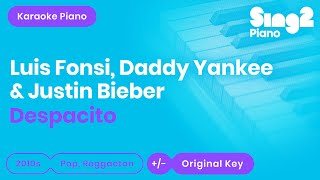 Despacito - Luis Fonsi, Daddy Yankee, Justin Bieber (Piano Karaoke)