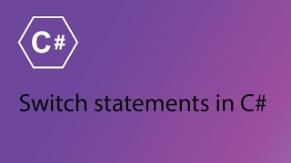 C# Programming Tutorial 9 - Switch statements