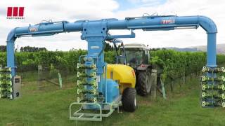 Nebulizzatore Elettrostatico Whirlwind M612, Turbo 3, 2000 l (PTO), Trattamento su Uva da Vino