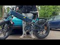 engwe engine pro 1000w full suspension folding electric bike wow