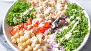 Vegan Mediterranean Farro Bowls