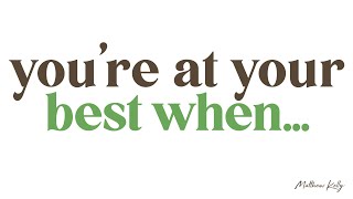 You’re At Your Best When… - Matthew Kelly - The Generosity Habit - Best Lent Ever