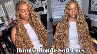 How to: Honey Blonde Boho Soft Locs | YWigsHair