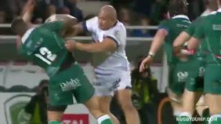 Sona Taumalolo makes thumping hit against Pau in the Top 14