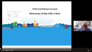 Perth & Kinross Council meeting on 20 May 2020
