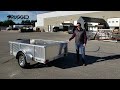 tailgate option 5 x8 all aluminum utility trailer