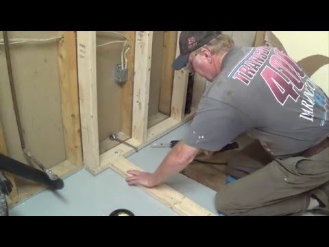 DIY Basement Bathroom Part 1 - Shower Stall Frame & Drain DIY Basement Bathroom Part 1 - Shower Stall Frame & Drain