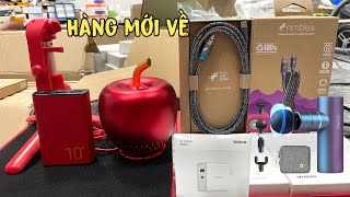 Hàng mới về rất xịn nha anh em, Đồ công nghệ, máy masega cầm tay, dây sạc mỹ 60w, Bộ nồi 16 món