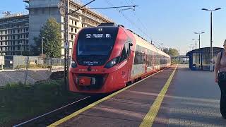 Прибуття електропоїзда 31WEba-005 на ст. Warszawa Służewiec