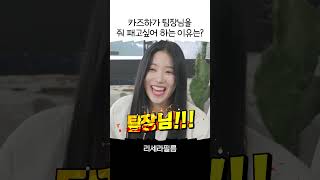 카즈하가 팀장님을 줘 패고싶어 하는 이유는?? 르세라핌 쉬게 해줘라!