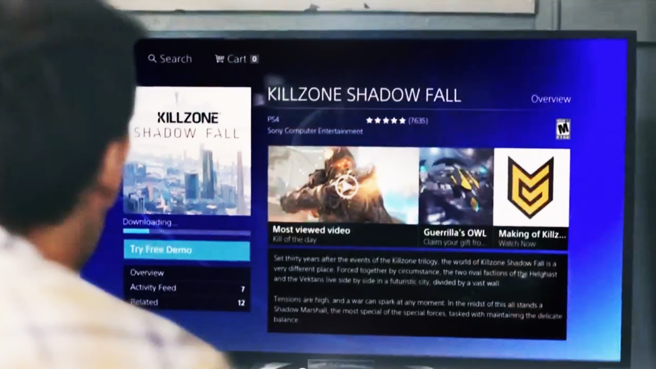 Playstation 4 User Interface Overview E3 2013 Trailer Ps4 Ui