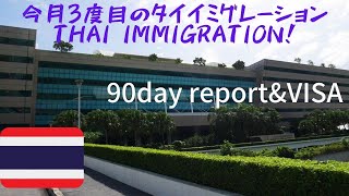 【アラフィフVlog】3度目の正直！タイイミグレーション90日レポート