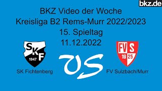 Fußball-Kreisliga B2: SK Fichtenberg - FV Sulzbach