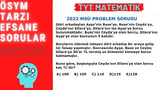 MSÜ 2022 BORÇ SORUSU.. 🕵️‍♂️ BİR TÜRLÜ ANLAYAMADIĞIN SORULARA YAKLAŞIMIN NASIL OLMALI??