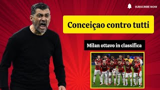 Sfogo pazzesco: me ne vado e non voglio 1 euro. Errore clamoroso!! Crollo del Milan: ottavo