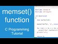memset() function | C Programming Tutorial