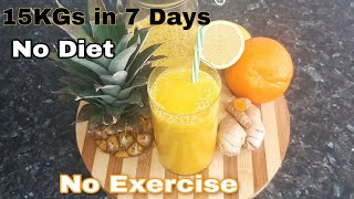 Strongest Fat Burning Detox Drink For Extreme Weight Loss | Lose 15KGs in 7 Days 2021