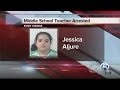 Middle school teacher arrested